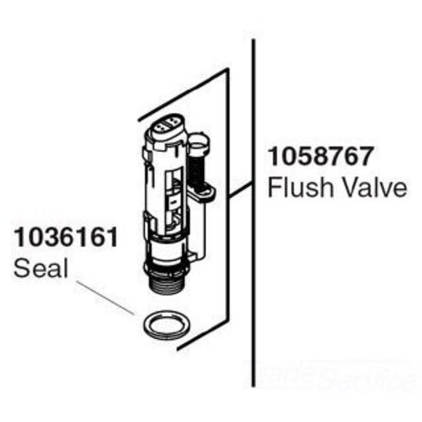 Kohler Assy Flushvalve W/9.5 Overflow 1058767-CP